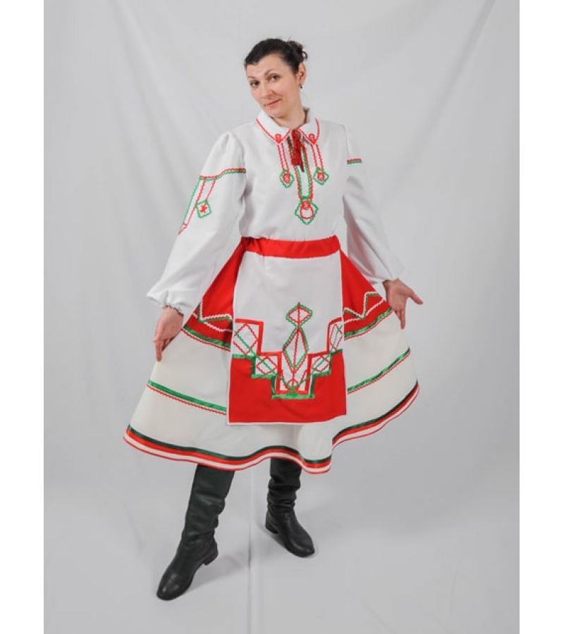 Український національний жіночий костюм Полісся